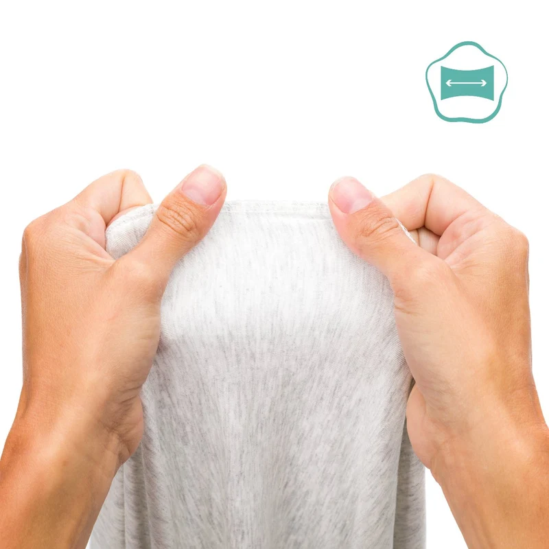 fillikid Baby Sling Tragetuch Sophie Hellgrau 5,30m