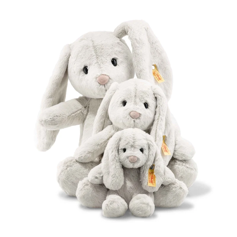Steiff Hoppie Hase 28cm hellgrau