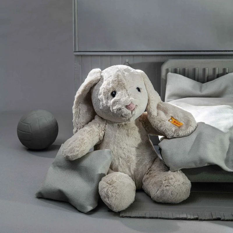Steiff Hoppie Hase 28cm hellgrau