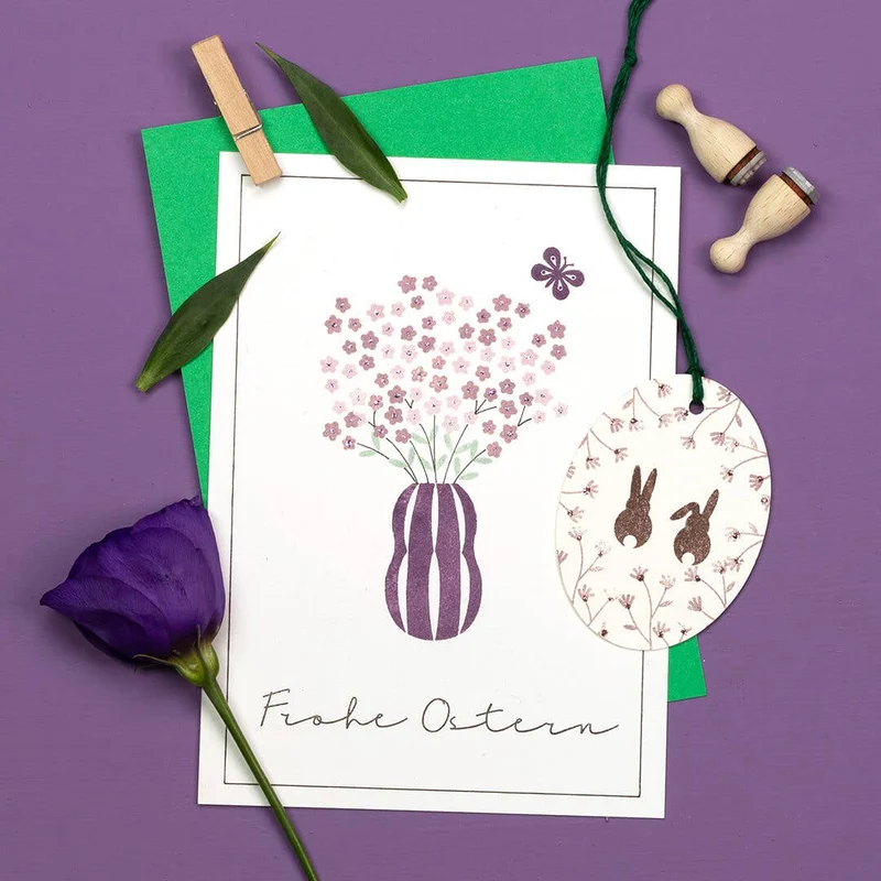Stempel "Frohe Ostern 3" von Perlenfischer
