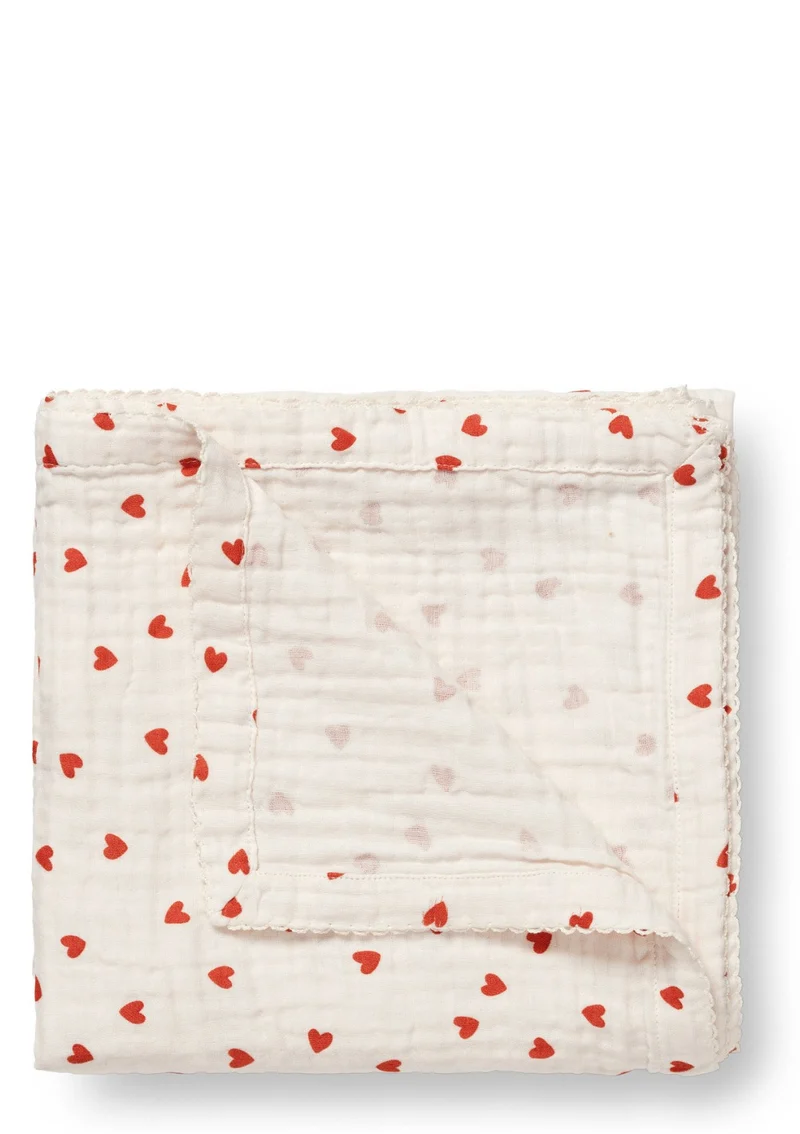 Musselin Babydecke 'Murray' Little Love 120 x 120 cm