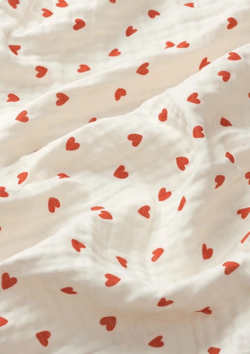 Musselin Babydecke 'Murray' Little Love 120 x 120 cm