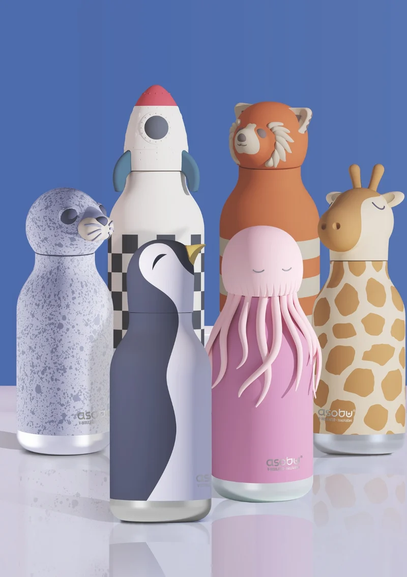 Bestie Trinkflasche Giraffe 'Gerri the Giraffe' gelb/braun 460 ml