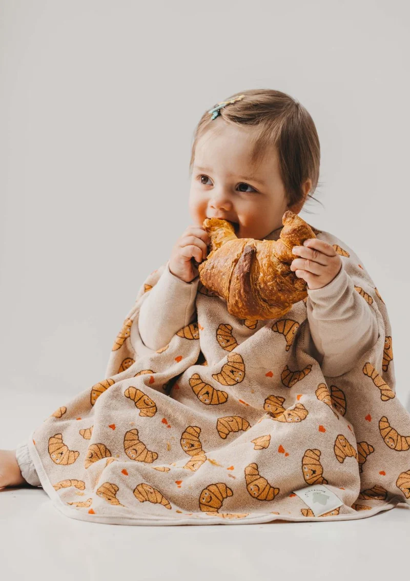 Frottee Ärmellätzchen 'Boo' Croissant