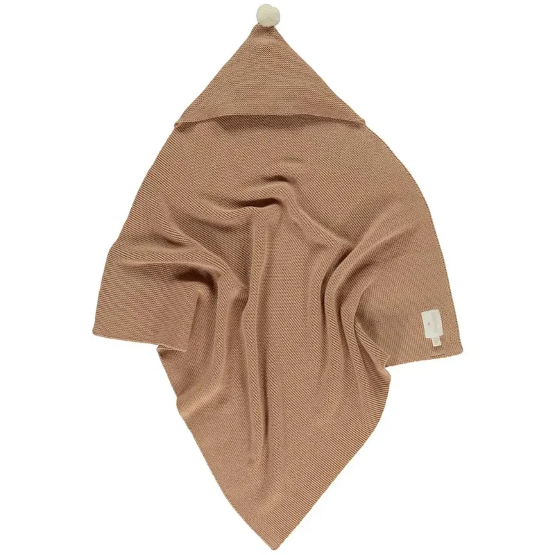 Nobodinoz Kapuzenhandtuch Knitted Baby Cape