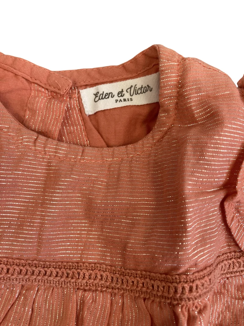 Eden et Victor Kleid Langarm Glitzer 68 | 06m