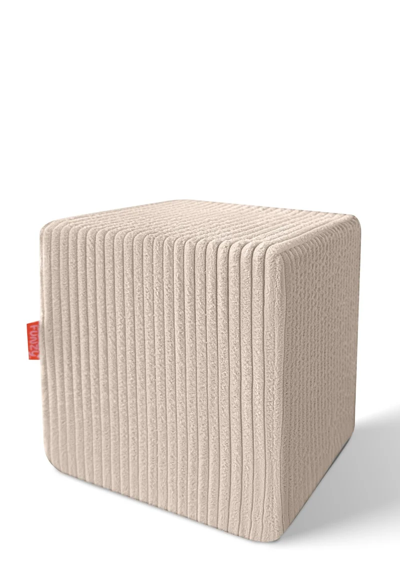4er-Set Spiel-Elemente 'Cubes' Cord Creme Beige