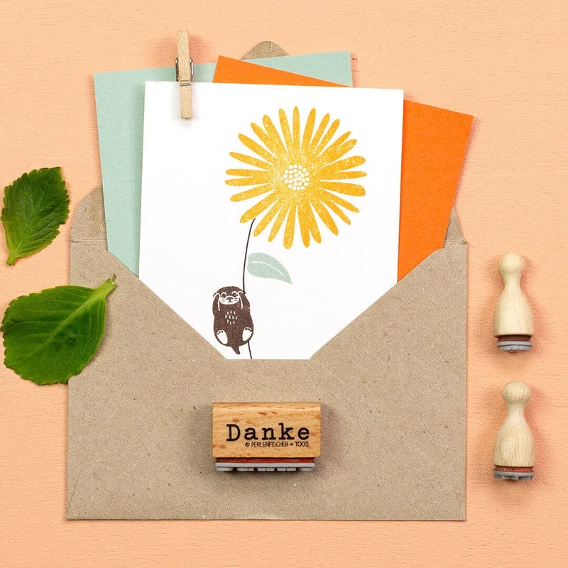 "Otterbaby" Stempel von Perlenfischer