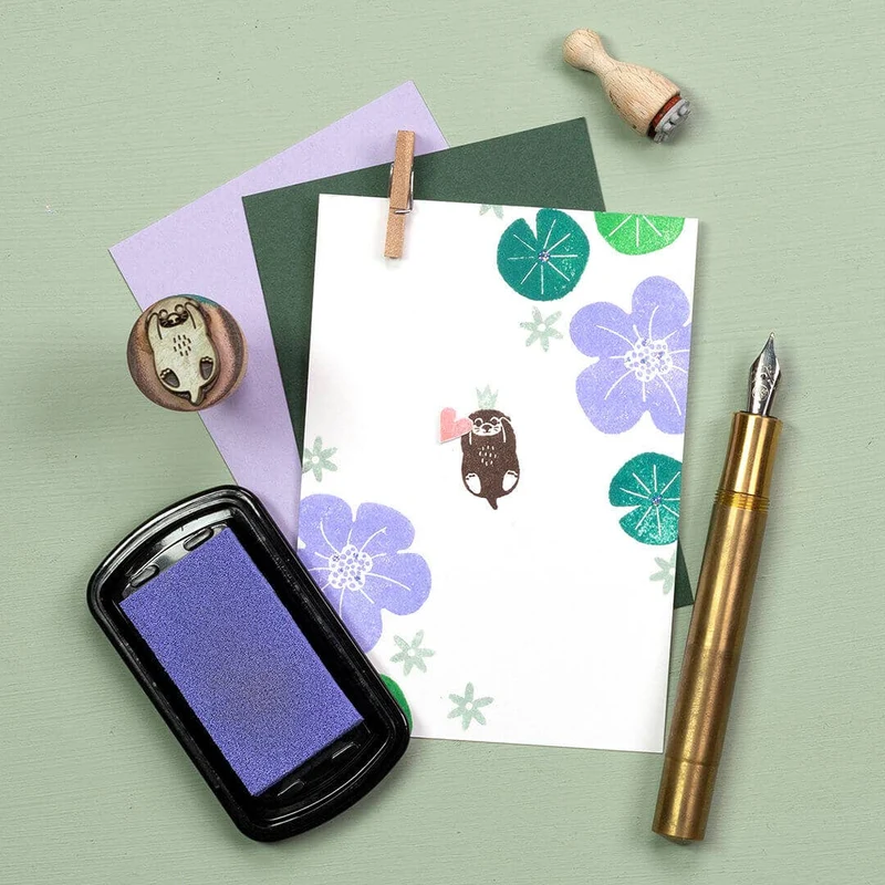 "Otterbaby" Stempel von Perlenfischer