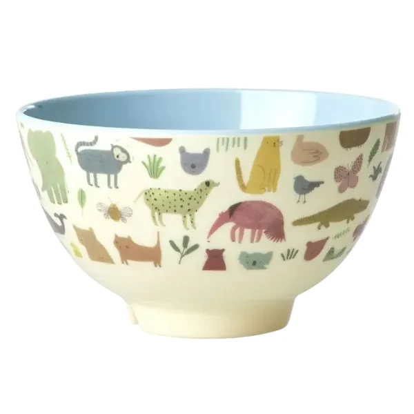 Kleine Schüssel "Sweet Jungle" mit Tier-Motiv von Rice