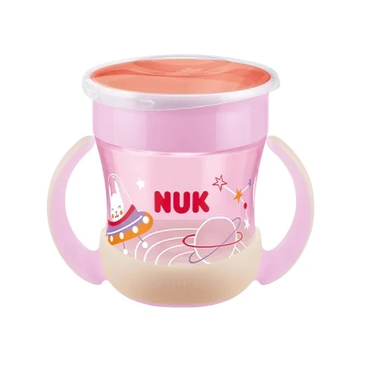 NUK 360° Mini Magic Cup NIGHT Trinklernbecher mit Henkeln 6m+