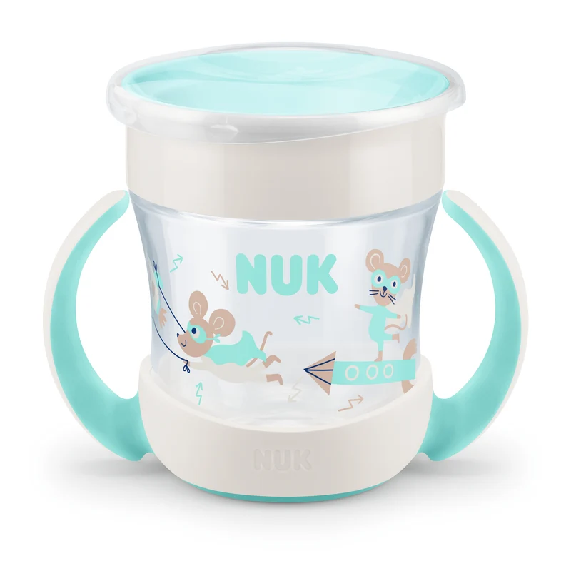 NUK 360° Trinklernbecher mit Henkeln 6m+ Mini Magic Cup