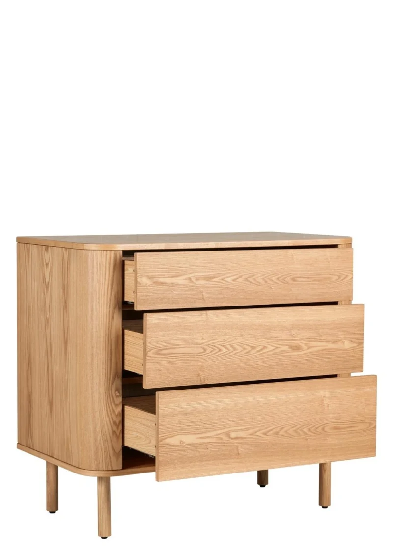(Wickel-)Kommode 'Yume' mit Schubladen Natural Ash