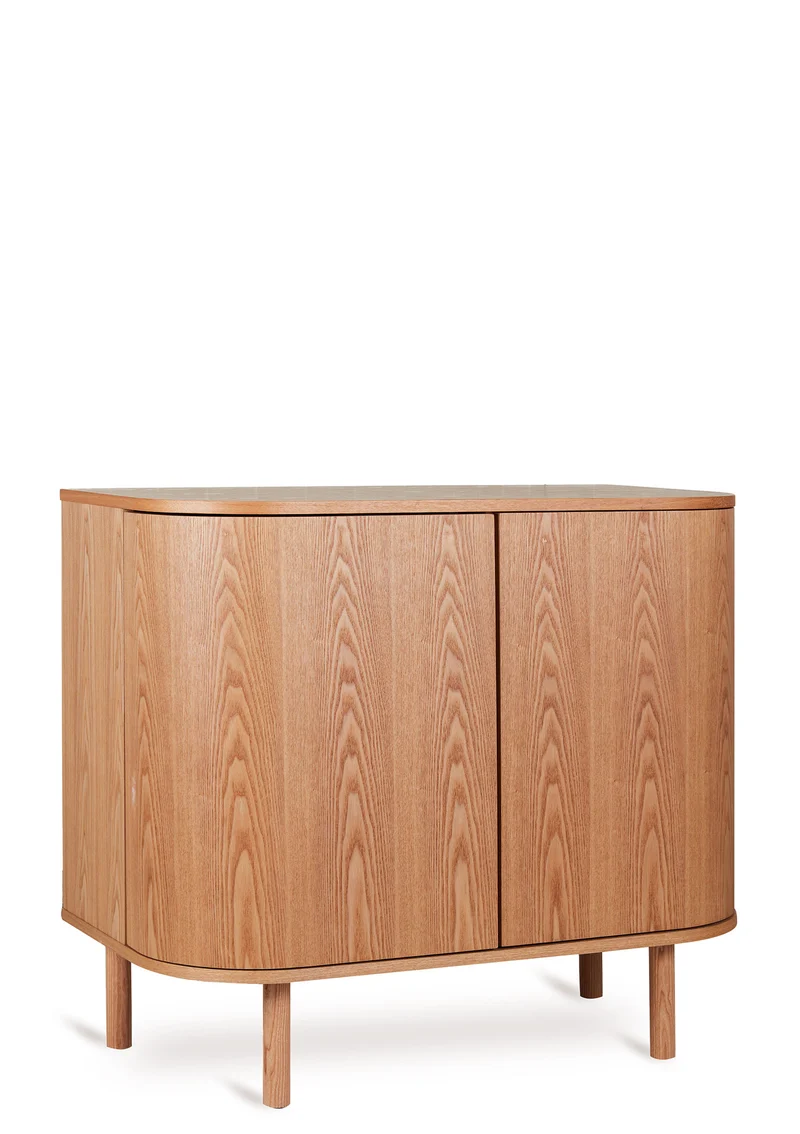 (Wickel-)Kommode 'Yume' mit Türen Natural Ash