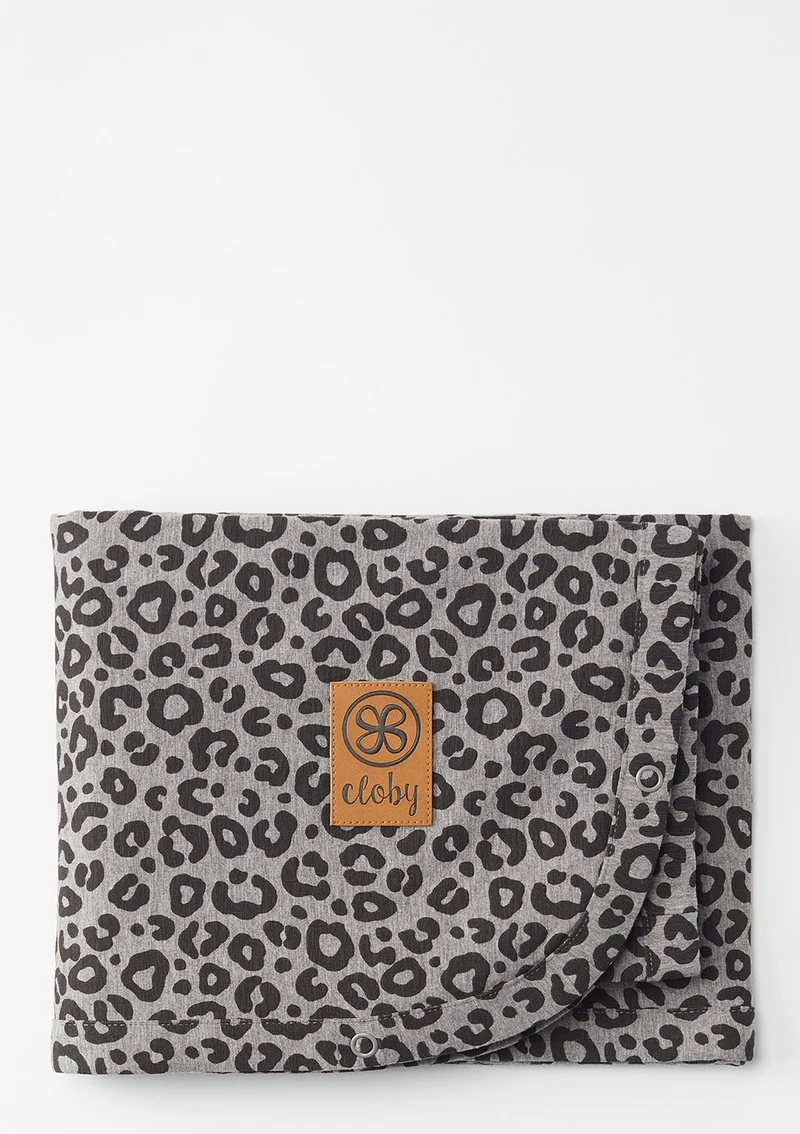 Multifunktionale UV-Decke UPF 50+ Leopard Grey
