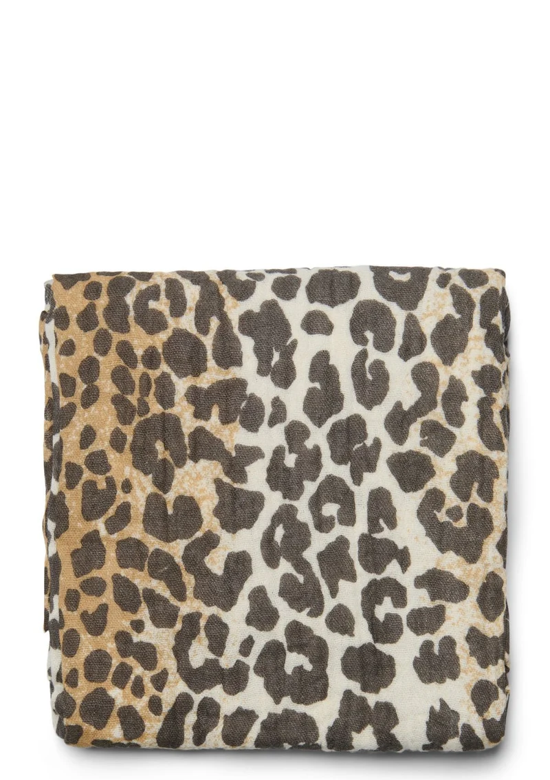 Musselin Mulltuch 'Swaddle Print Medium' Leopard 70 x 70 cm