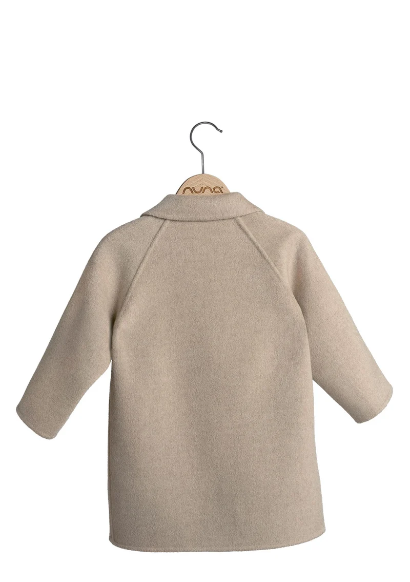 Cashmere Kindermantel stone
