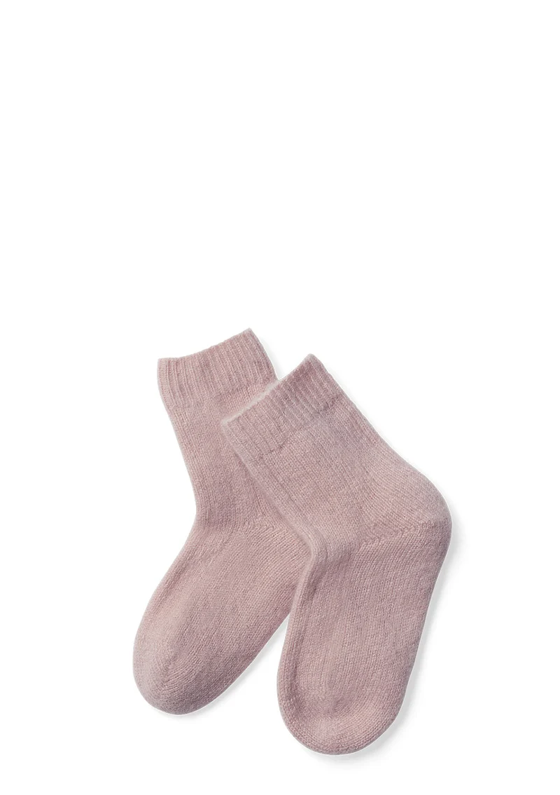 Cashmere Socken dusty mauve
