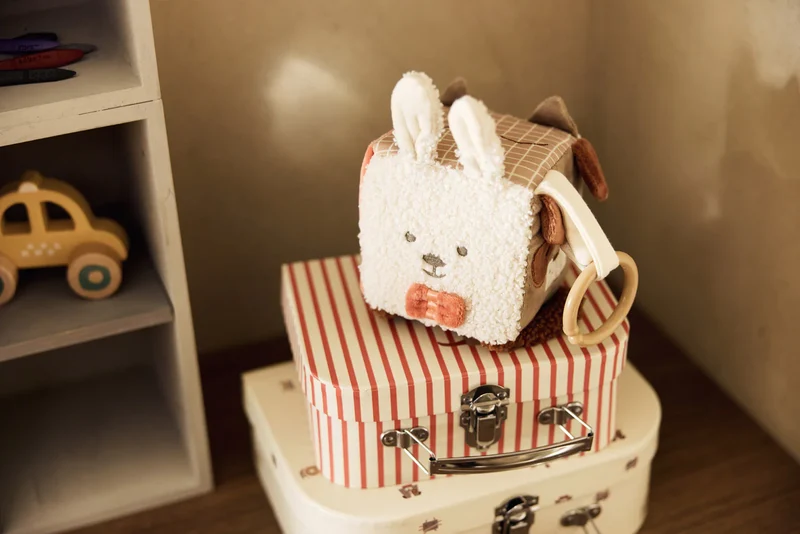 Aktivitätswürfel "Animal Friends" von Jollein - tolle Geschenkidee zur Geburt
