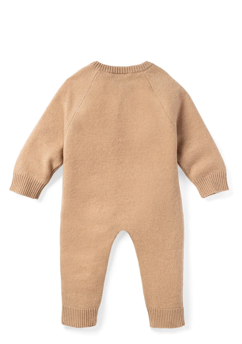 Cashmere Strampler tan