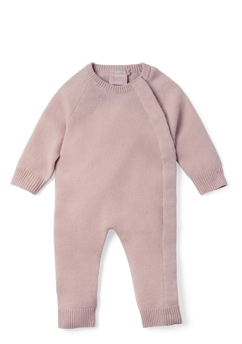 Cashmere Strampler dusty mauve