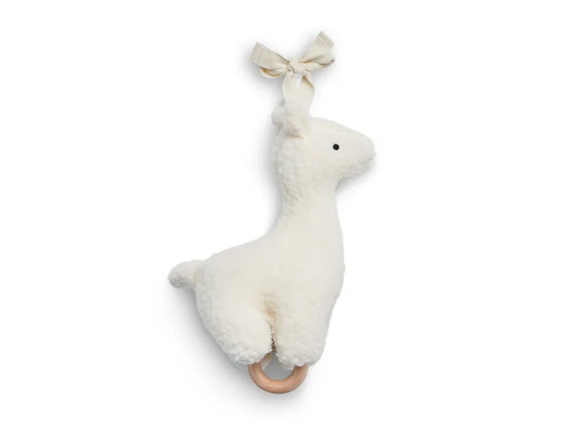 Stylische Lama-Spieluhr von Jollein, off-white