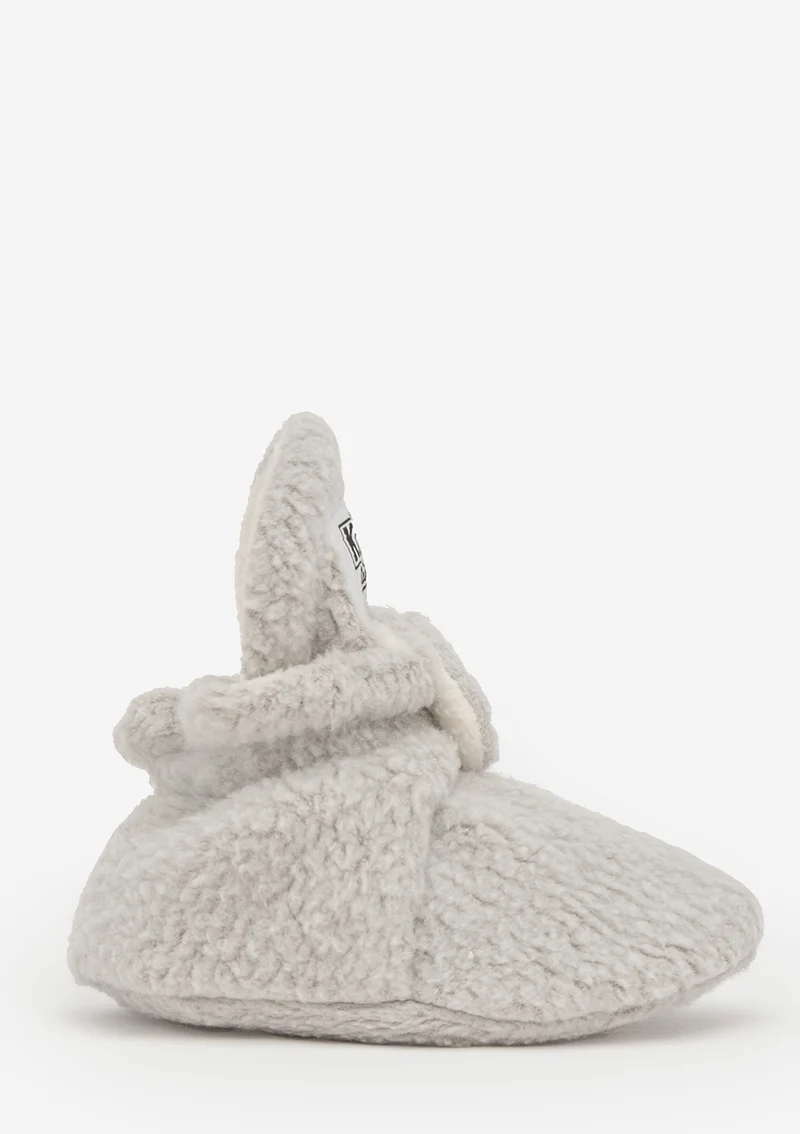 Baby Booties Teddy Grau