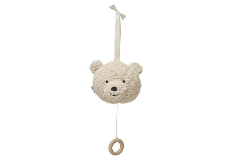 Kuschelige Teddybär-Spieluhr von Jollein, Farbe "Naturel"