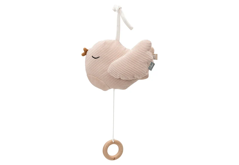 Rosa Lovely Birds -Spieluhr von Jollein