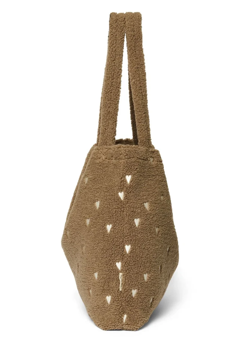 Tasche 'Teddy Mom-Bag' Brown Hearts