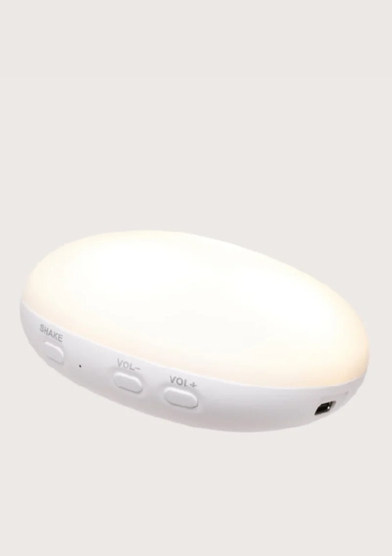 Einschlaf-Hase mit Licht 'Organic Humming Bunny 2.0' cappuccino