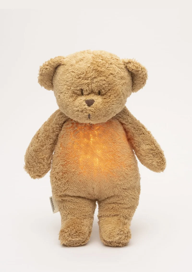 Einschlaf-Teddybär mit Licht 'Organic Humming Bear 2.0' cappuccino