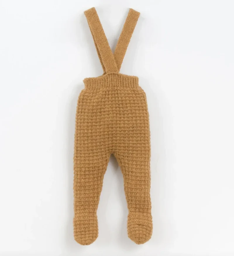 Play Up Woll-Strickhose mit Trägern aus Wollmischung 68 | 06m