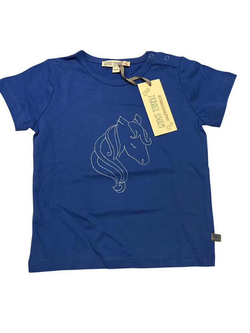 Enfant Terrible T-Shirst mit Pferdestckerei 98 | 3yrs