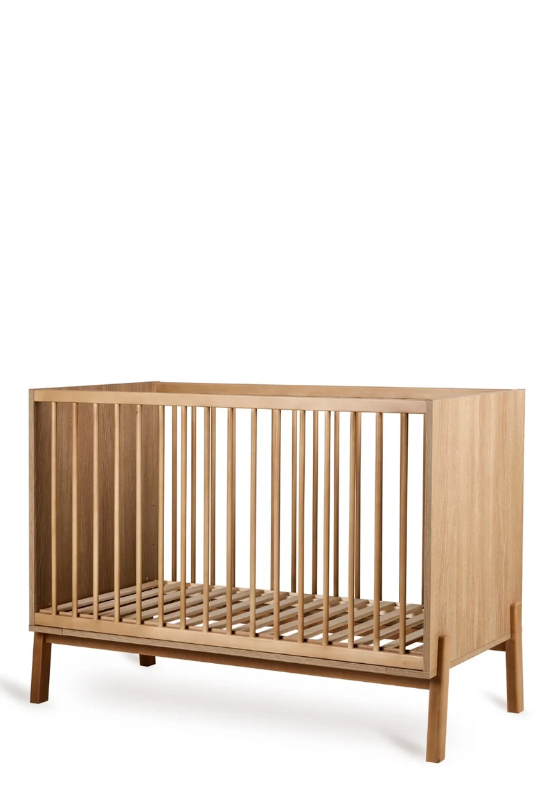 Babybett 'Ashi' Honey Ash 120 x 60 cm