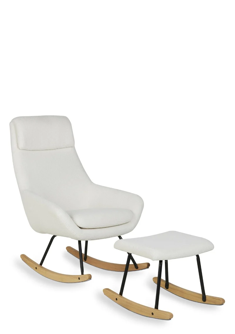 Hocker 'Basic / Nordic' Sheep Cream