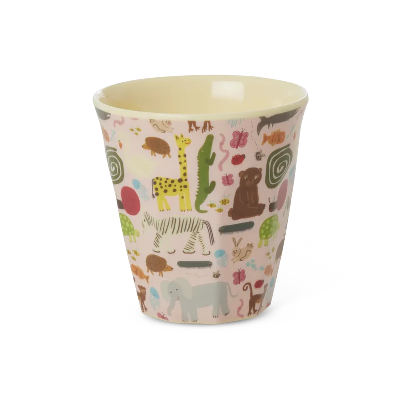 Pinker Becher "Wildlife" von Rice, 160ml