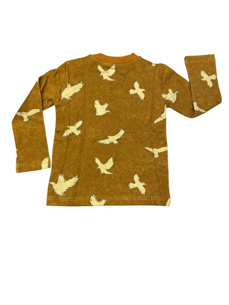Ba*ba Dickes Longsleeve mit Vögel 116 | 6yrs