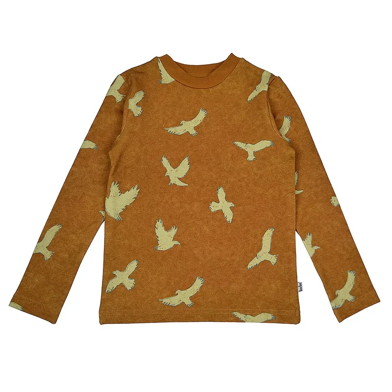 Ba*ba Dickes Longsleeve mit Vögel 104 | 4yrs