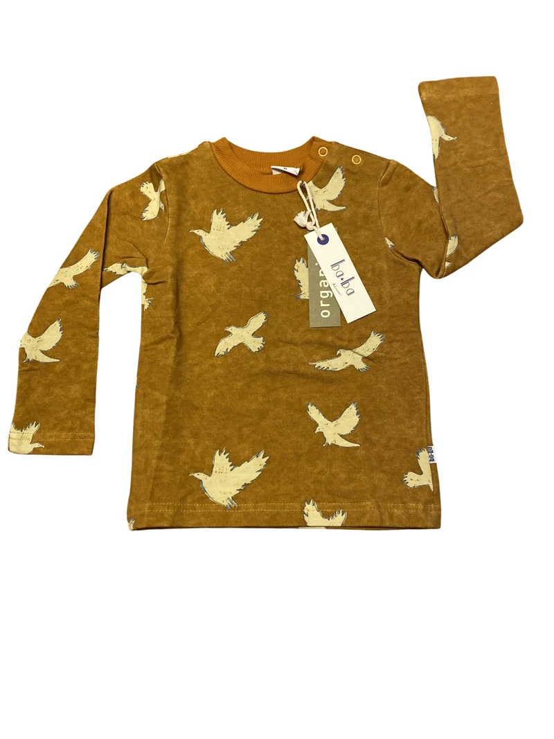 Ba*ba Dickes Longsleeve mit Vögel 104 | 4yrs