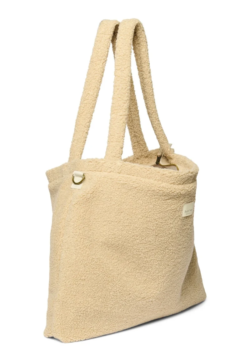 Wickeltasche 'Teddy Diaper Bag' Ecru