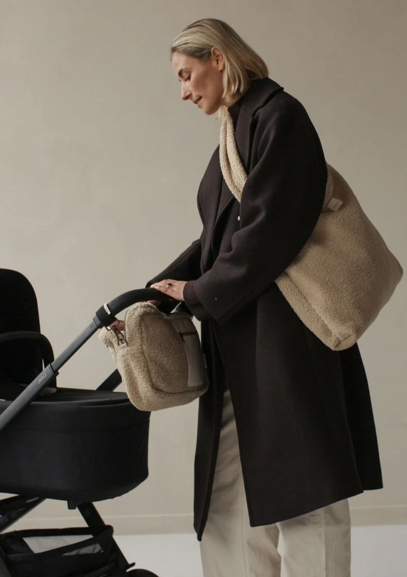 Wickeltasche 'Teddy Diaper Bag' Ecru