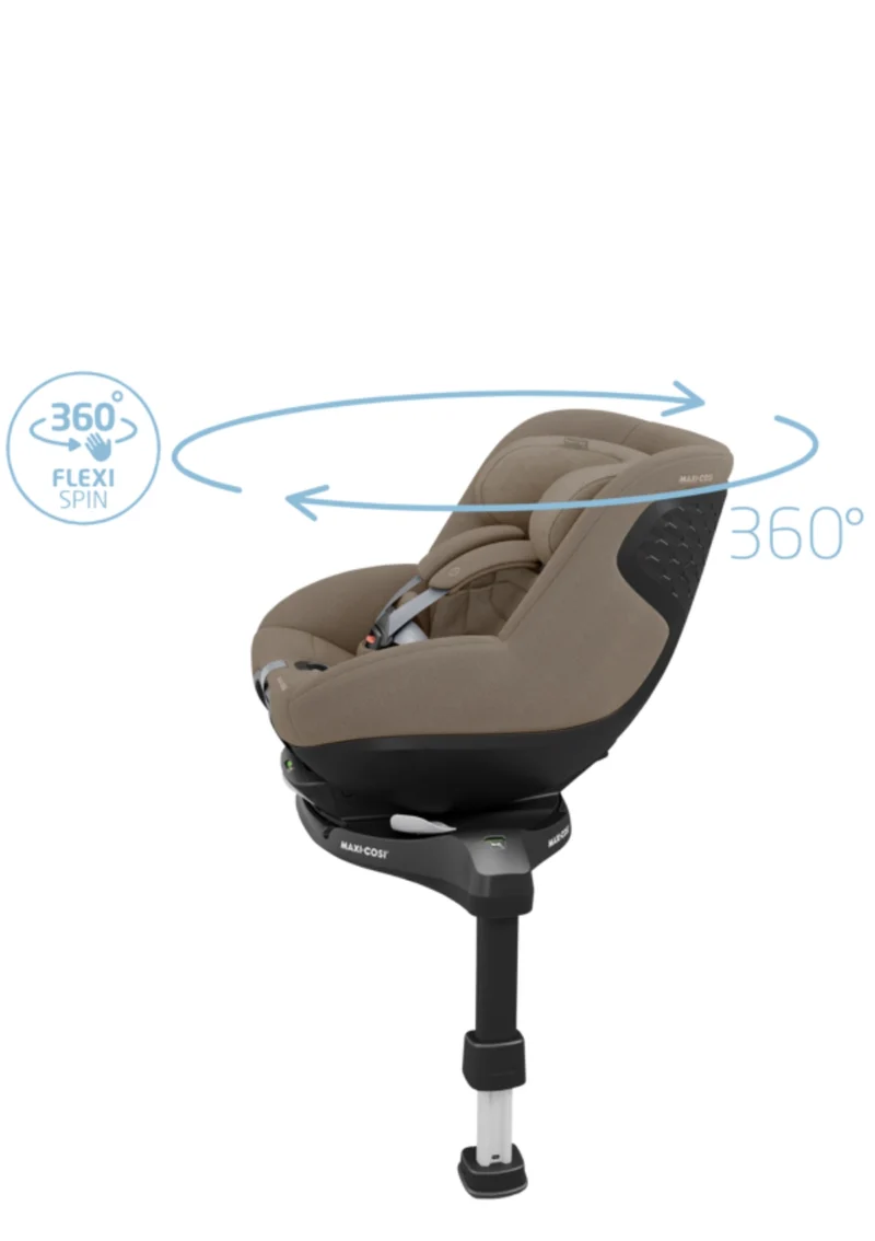 Kindersitz 'Pearl 360 Pro' Authentic Truffle