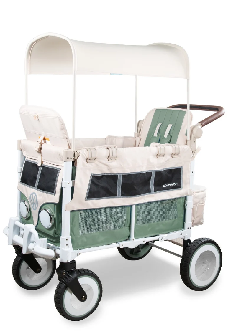VW2 Volkswagen Kinderwagen 2-Sitzer Sage Green