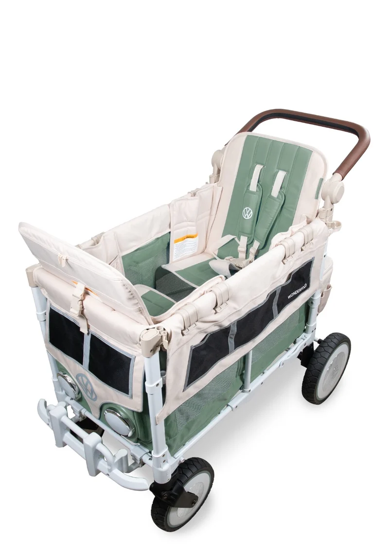 VW2 Volkswagen Kinderwagen 2-Sitzer Sage Green