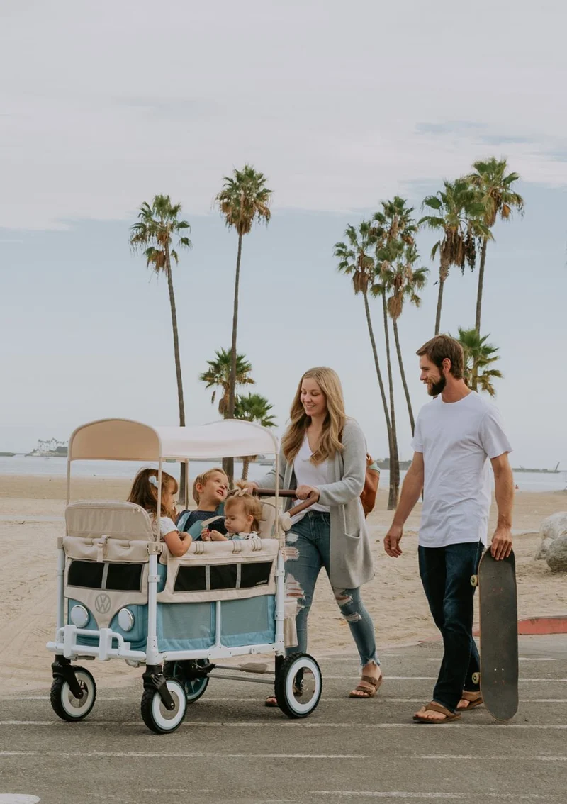 VW4 Volkswagen Kinderwagen 4-Sitzer Bondi Blue