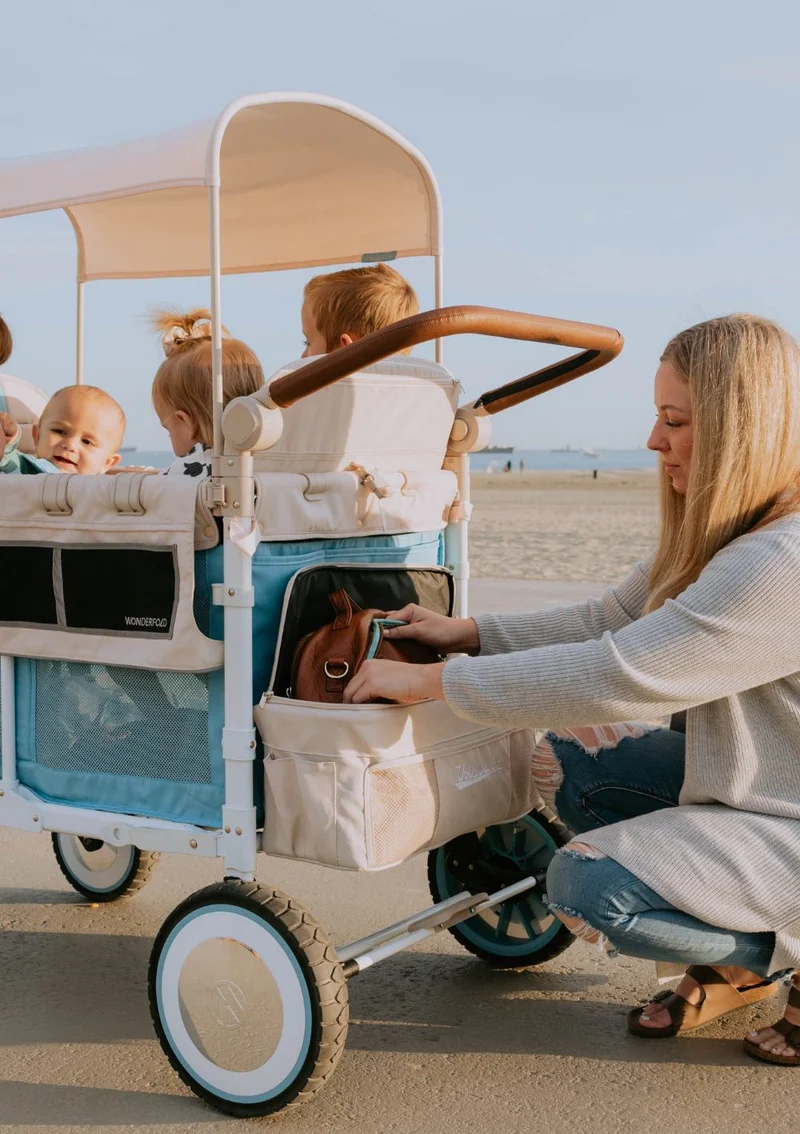 VW4 Volkswagen Kinderwagen 4-Sitzer Bondi Blue
