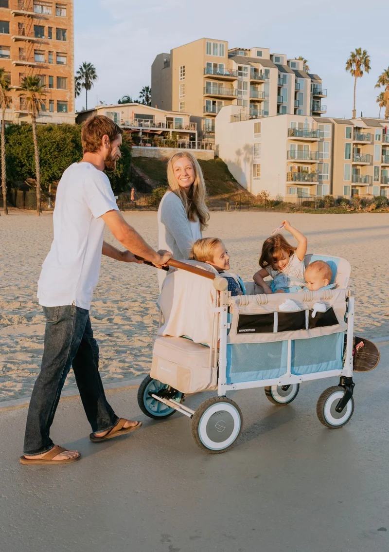 VW4 Volkswagen Kinderwagen 4-Sitzer Bondi Blue
