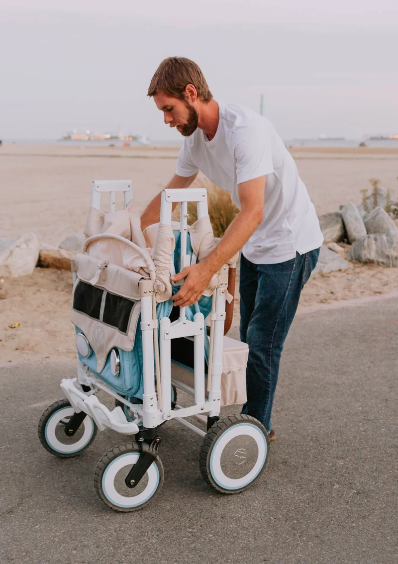 VW4 Volkswagen Kinderwagen 4-Sitzer Bondi Blue
