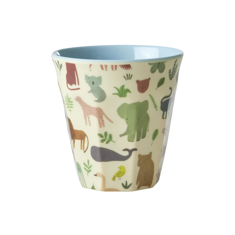 Kleiner Becher "Sweet Jungle" mit Tier-Motiv von Rice, 160ml